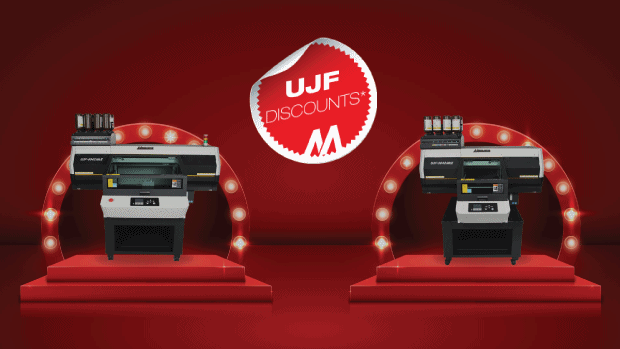 Mimaki's bestverkopende UV-printers in de aanbieding tot eind september