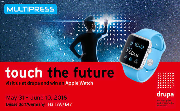 Gratis naar DRUPA 2016 in Düsseldorf (DE) met MultiPress!